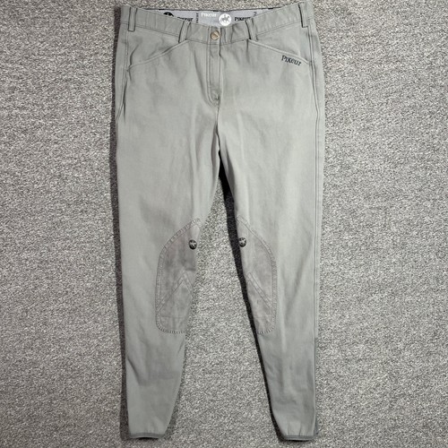 Pikeur lugana gray knee patch - gray,